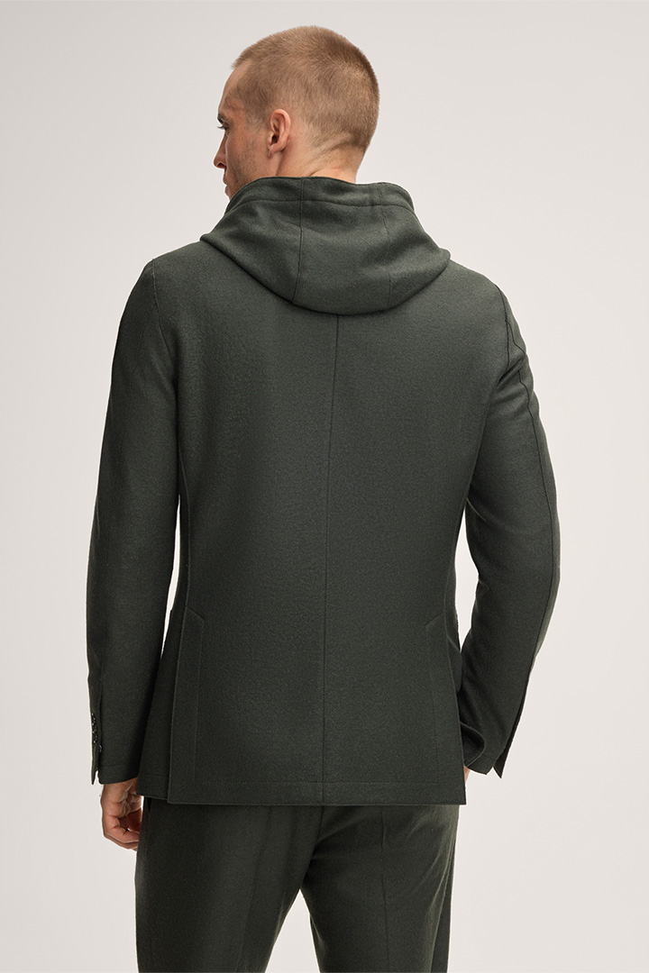 Gilo Modular Wool Jacket in Olive