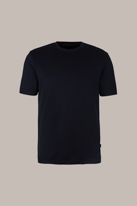 Baumwoll-T-Shirt Floro in Navy