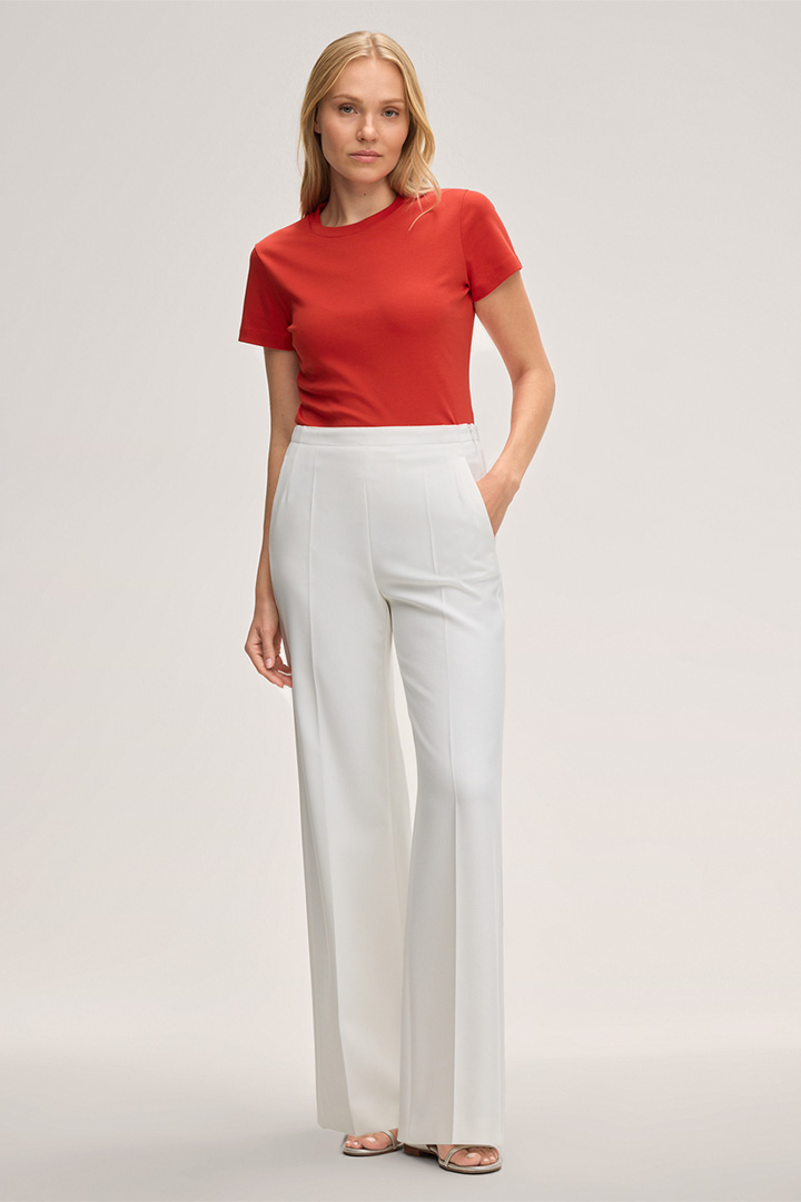 Führt zu Produktdetailseite „Baumwoll-Interlock T-Shirt in Rot"