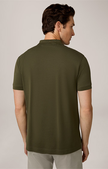 Paolos Cotton Polo Shirt in Olive