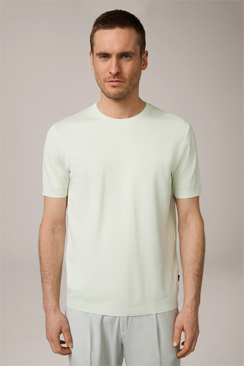 T-shirt en coton Floro, en vert clair