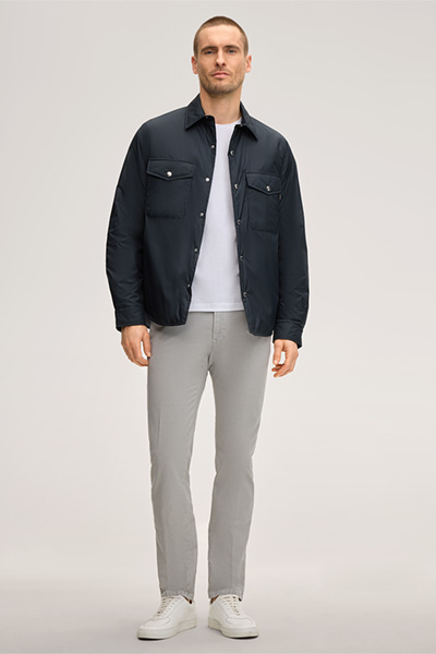 Shirtjacket Paride mit Brusttaschen in Navy