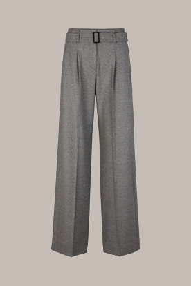 Wool trouser suit in gray