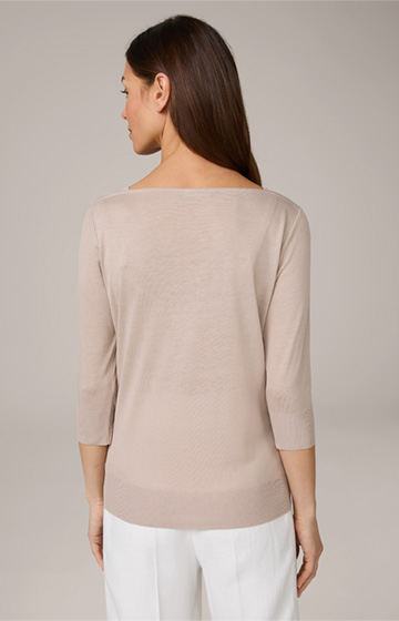 Tencel Cotton Shirt in Taupe