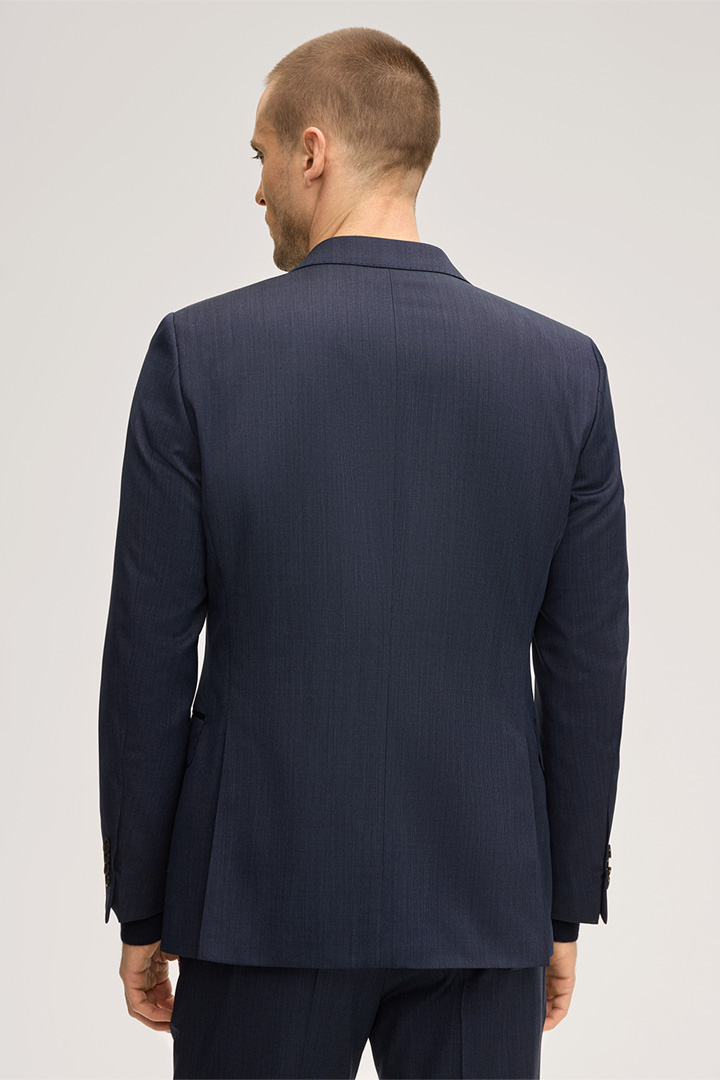 Führt zu Produktdetailseite „Schurwoll-Anzug Sera-Sole in Navy meliert"