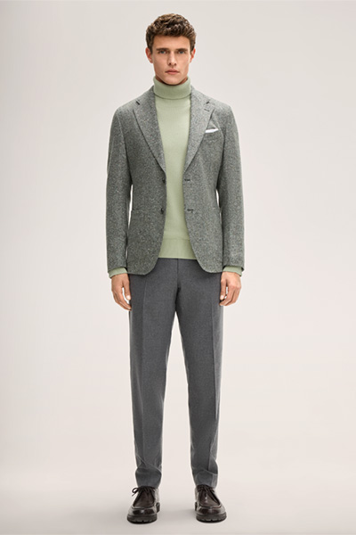 Cashmere-Rollkragen-Pullover Cashmono in Salbei