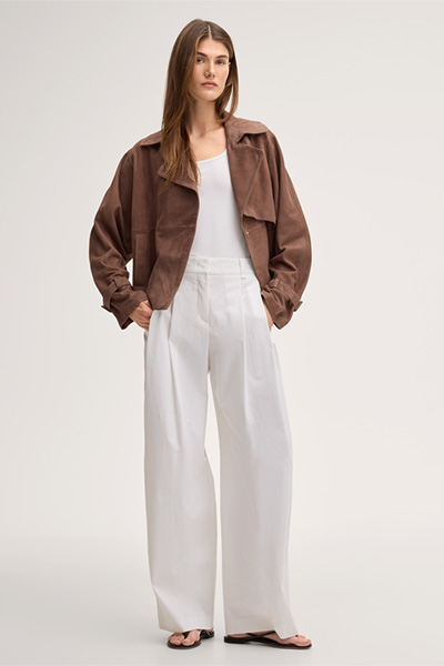 Tencelstretch-Top in Weiß