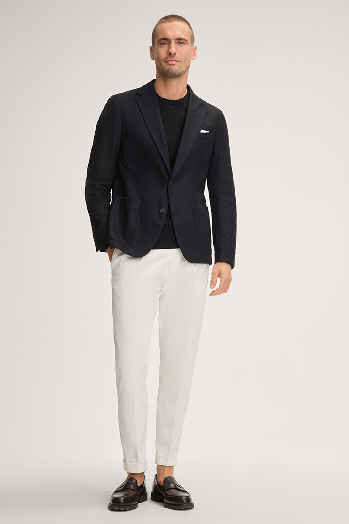 Führt zu Produktdetailseite „Cashmere-Baukasten-Sakko Giro in Schwarz"