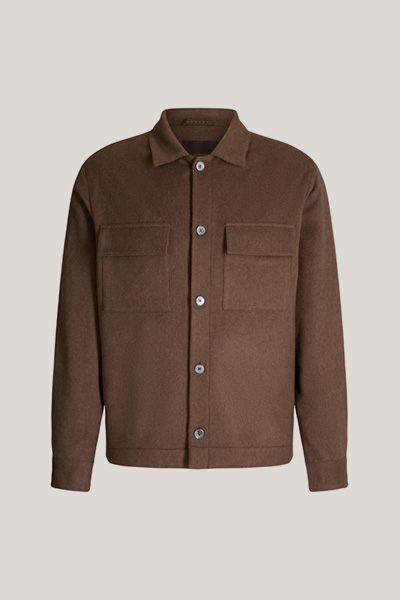 Lavoro Cashmere Overshirt in Brown