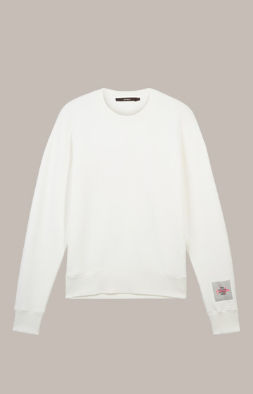 Unisex sweatshirt made from a lyocell blend in ecru