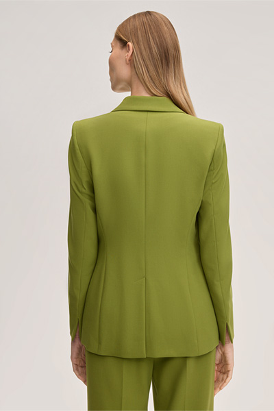 Crêpe Blazer in Green