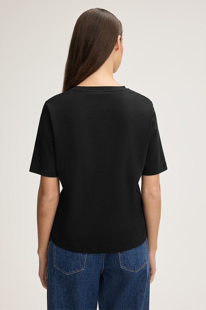 Organic Cotton T-shirt in Black