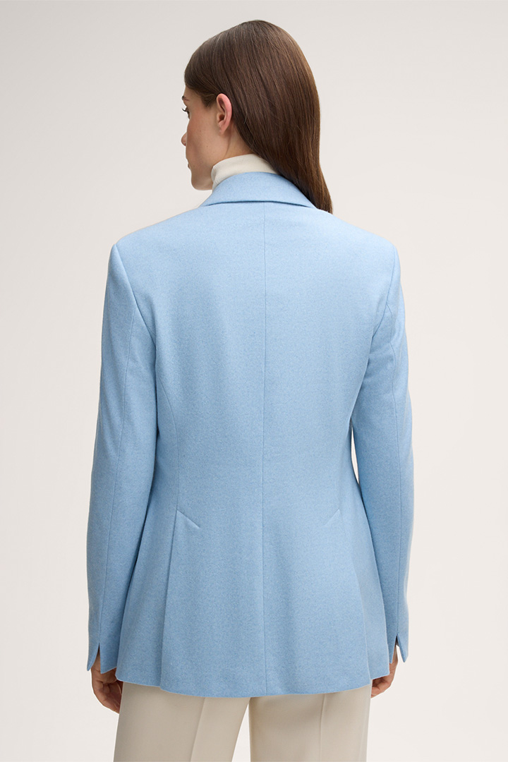 Cashmere Blazer in Light Blue