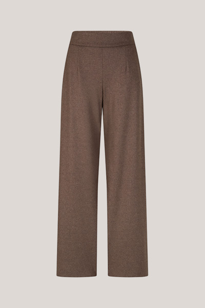 Cashmere Marlene Trousers in Brown