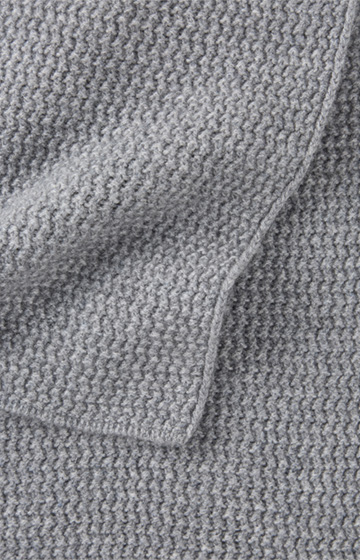 Cashmere-Schal in Grau