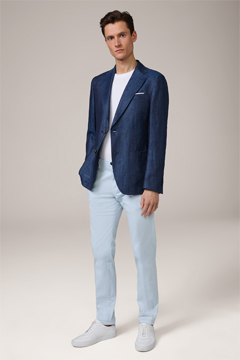 Chino Cino en coton, en bleu clair