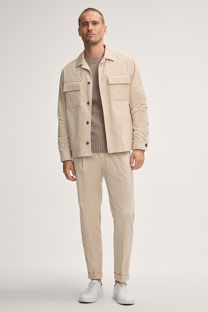 Leads to look detail page “Lavoro-Sapo Modular Suit in Beige”