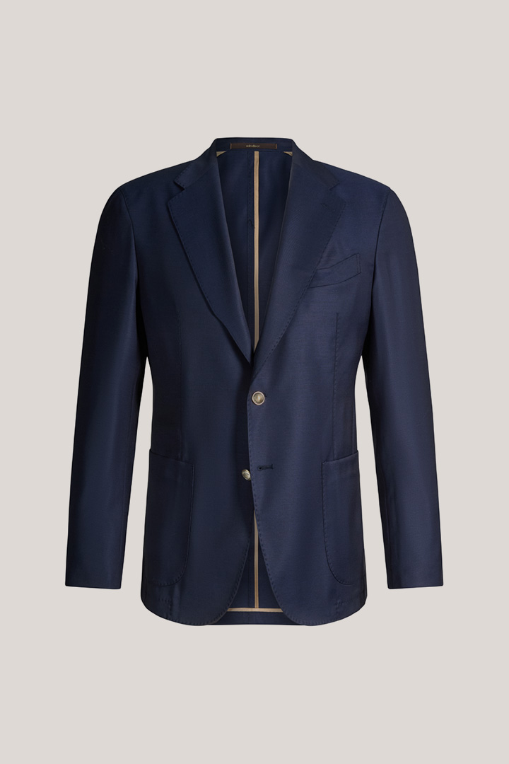 Führt zu Produktdetailseite „Schurwoll-Baukasten-Sakko Giornos in Navy"