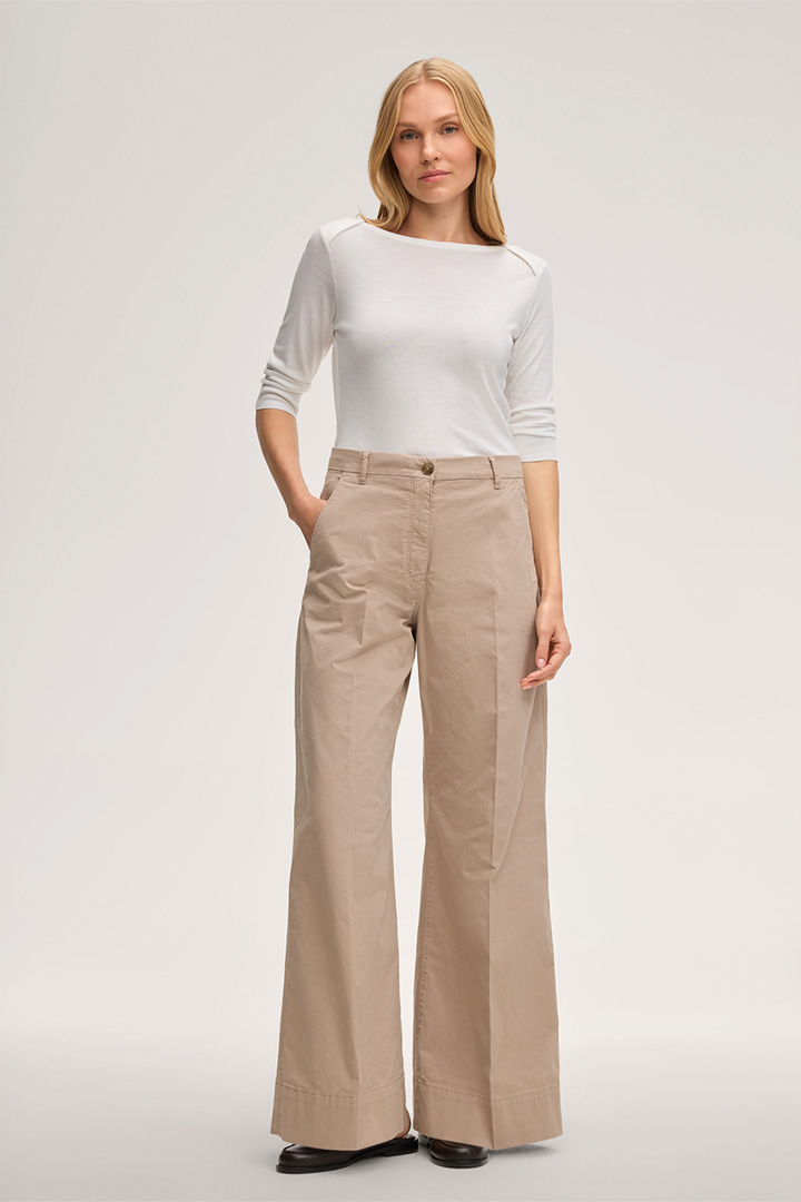 Führt zu Produktdetailseite „Lyocell-Baumwoll-Shirt in Ecru"