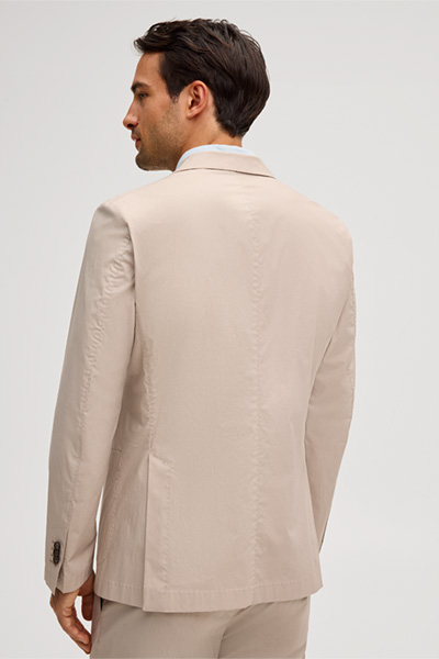 Baumwollmix-Baukasten-Sakko Buono in Beige