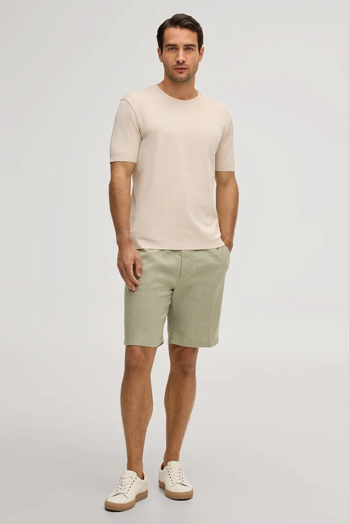 Führt zu Produktdetailseite „Baumwoll-T-Shirt Floro in Beige"