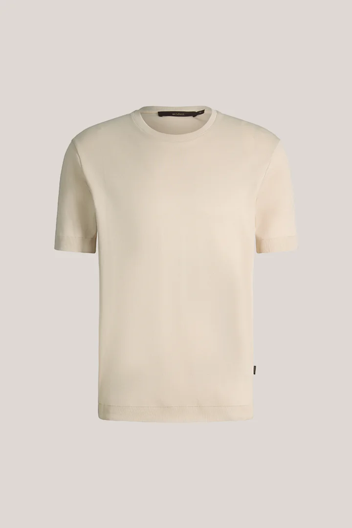 Führt zu Produktdetailseite „Baumwoll-T-Shirt Floro in Beige"