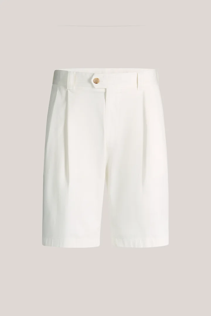 Führt zu Produktdetailseite „Baumwollmix-Shorts Schio in Weiss"