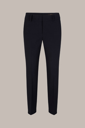 Crêpe Suit Trousers in Navy