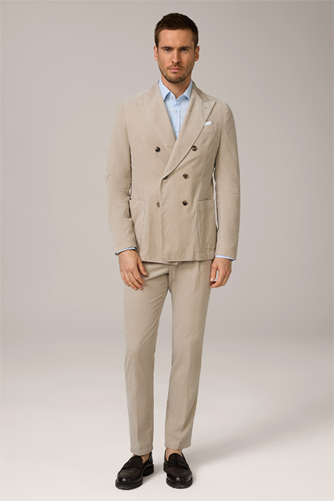 Salino-Silvi Modular Suit in Taupe