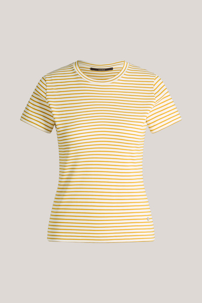 gelb-ecru gestreift