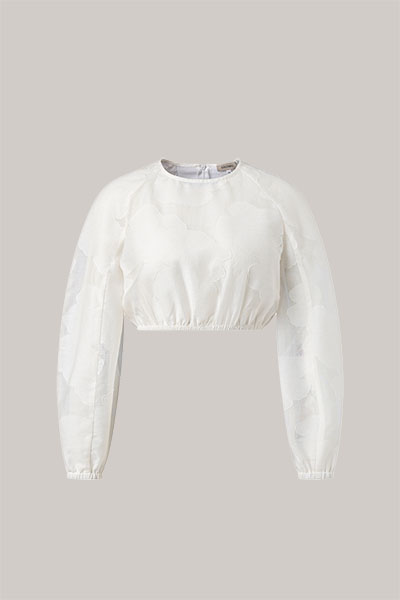 windsor x CocoVero Bluse Margarethe in Weiß