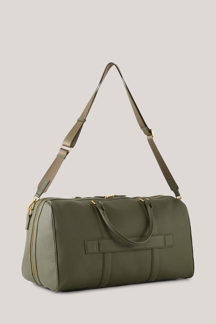 Führt zu Produktdetailseite „Weekender aus Nappaleder in Oliv"