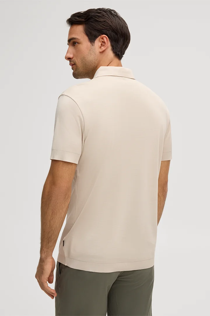 Führt zu Produktdetailseite „Baumwoll-Polo Floro in Beige"