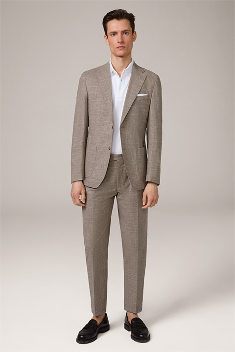 Giro-Silvi Modular Suit in Brown and Beige