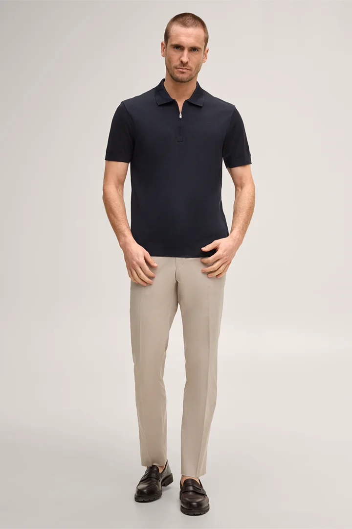 Führt zu Produktdetailseite „Baumwollmix-Hose Santios in Beige"