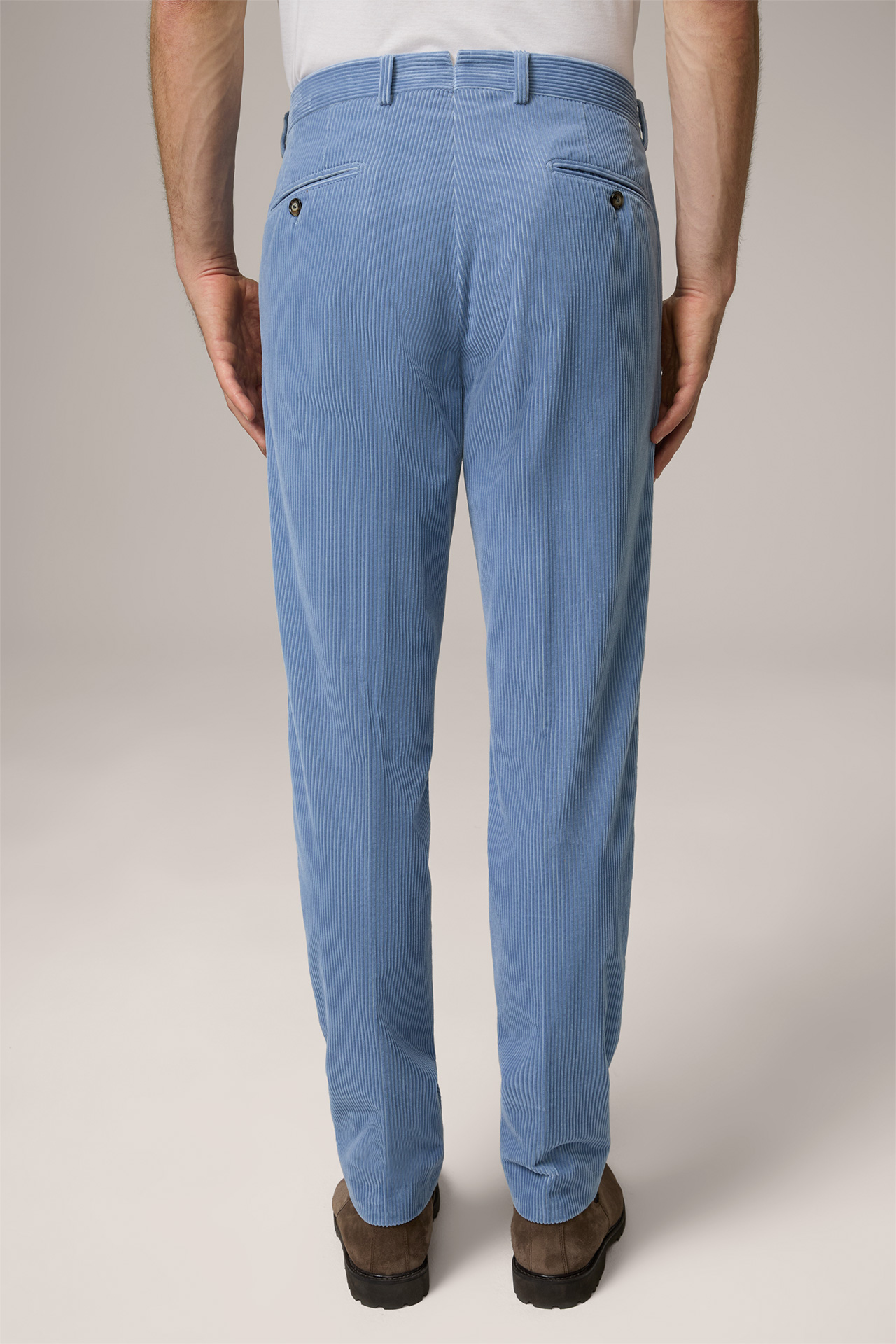 Pantalon modulable en velours côtelé Santios, en bleu clair