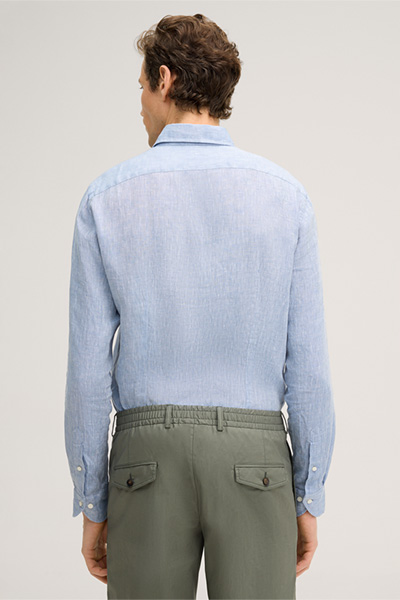 Lapo linen shirt in blue
