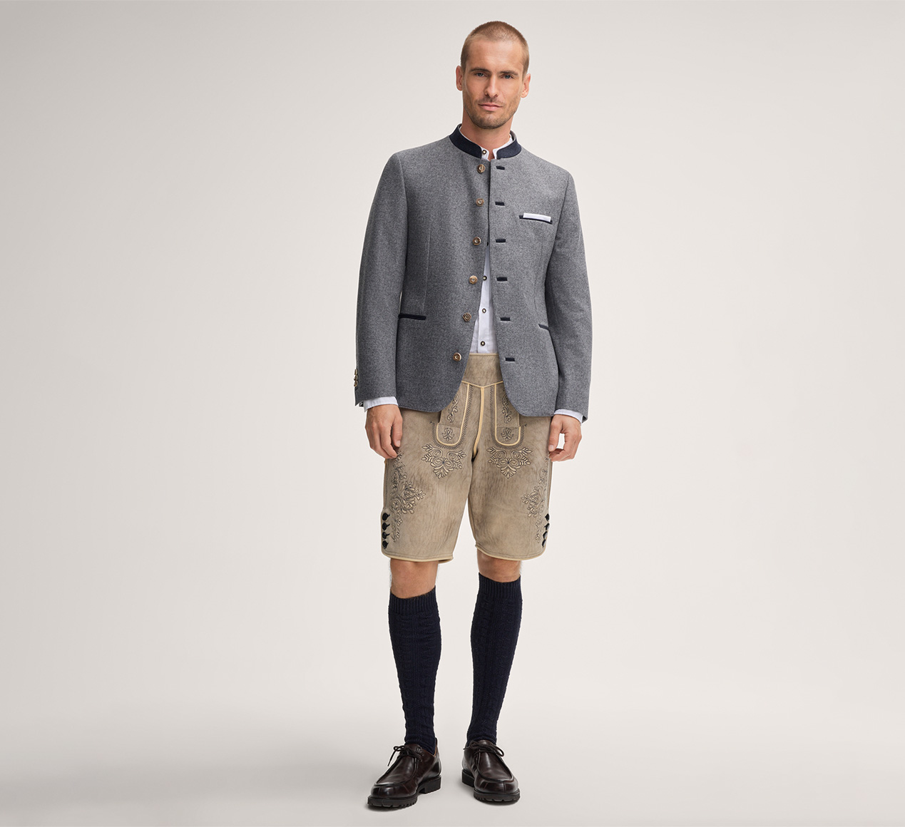 windsor. präsentiert das Produkt windsor x CocoVero Lederhose in Braun aus der Kategorie Trachten