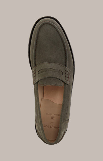 Loafer by Ludwig Reiter in Oliv