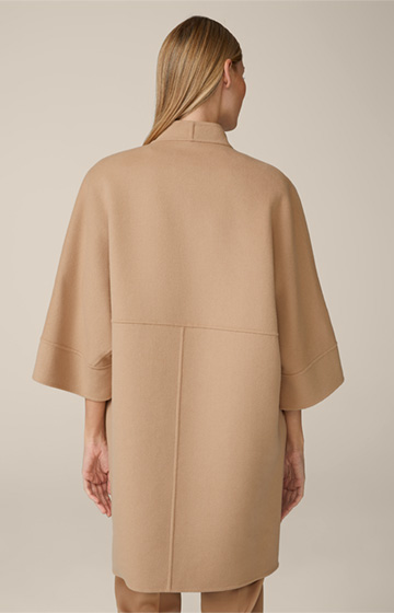 Double-Cape-Mantel in Camel