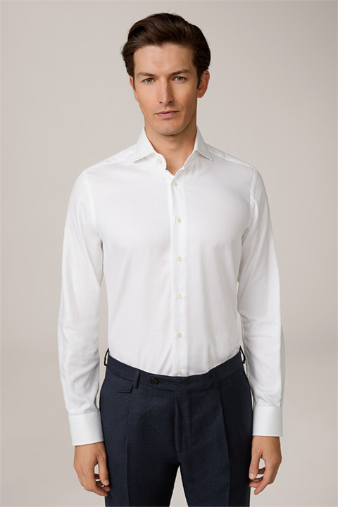 Trivo Cotton Shirt in White