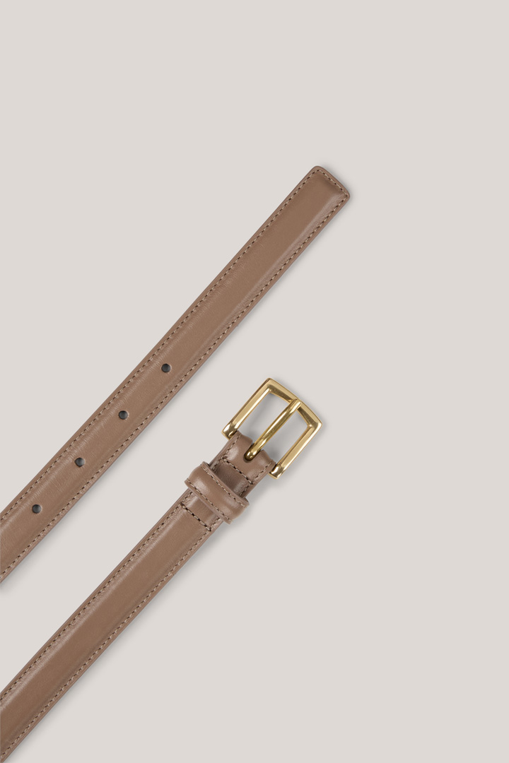 Nappa Leather Belt in Brown