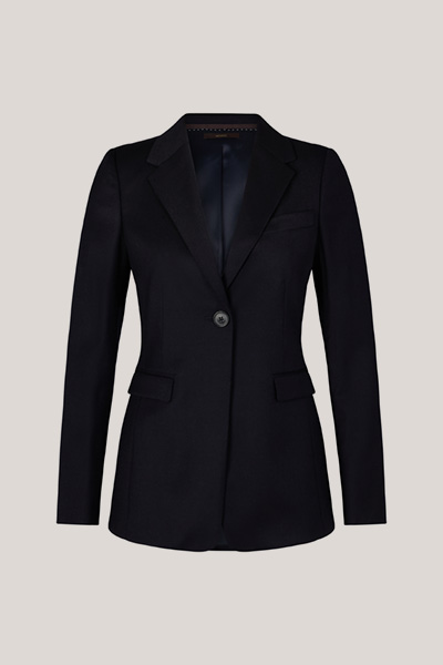 Flanell-Blazer in Navy