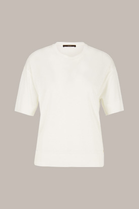  T-shirt en tencel et coton, couleur écru