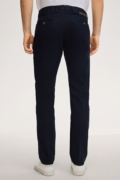 Baumwoll-Chino Cino in Navy