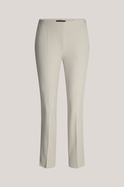 Crepe-Anzug-Hose in Beige