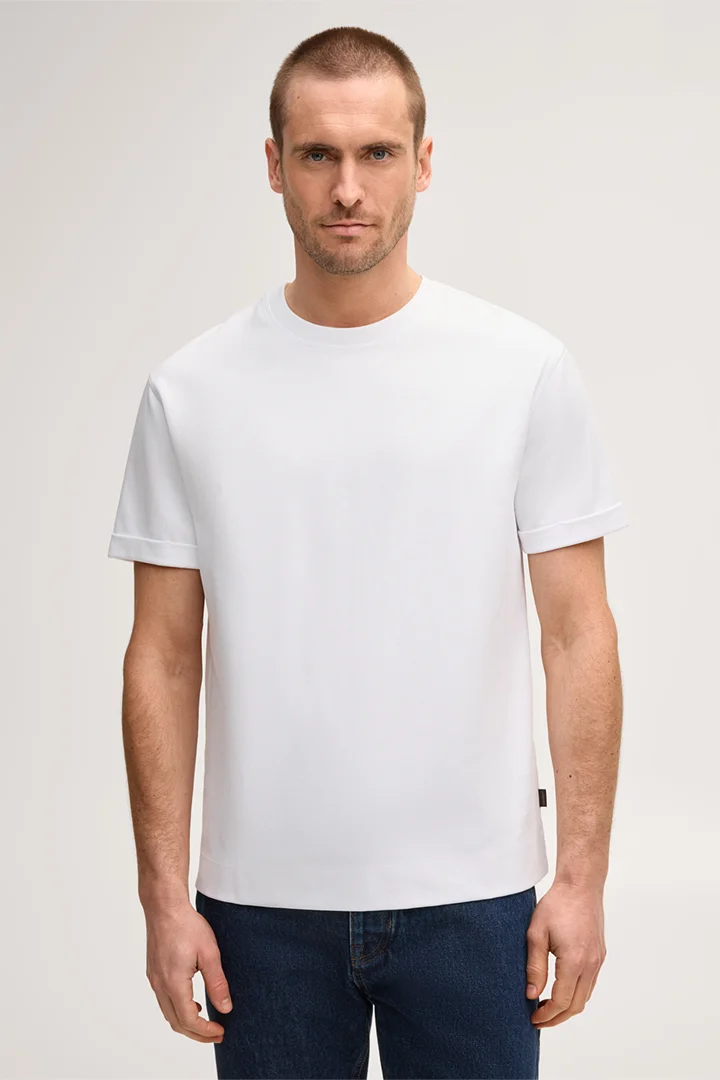 Führt zu Produktdetailseite „Baumwollmix-T-Shirt Sivo in Weiss"