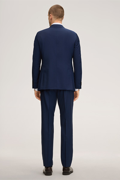 Sera Sole Virgin Wool Suit in Navy