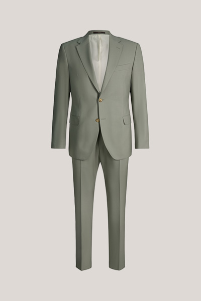 Costume en laine vierge Sera-Sole, couleur verte