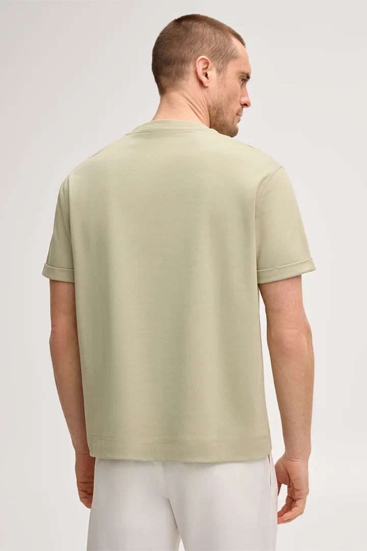 Führt zu Produktdetailseite „Baumwollmix-T-Shirt Sivo in Oliv"